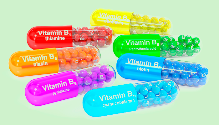 Déficit y complejo de vitaminas b